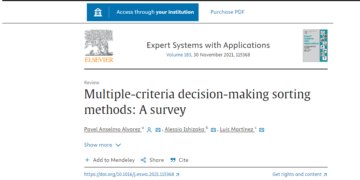 Παγκόσμια Διάκριση: Αποφάσεις Ταξινόμησης με Πολλαπλά Κριτήρια
