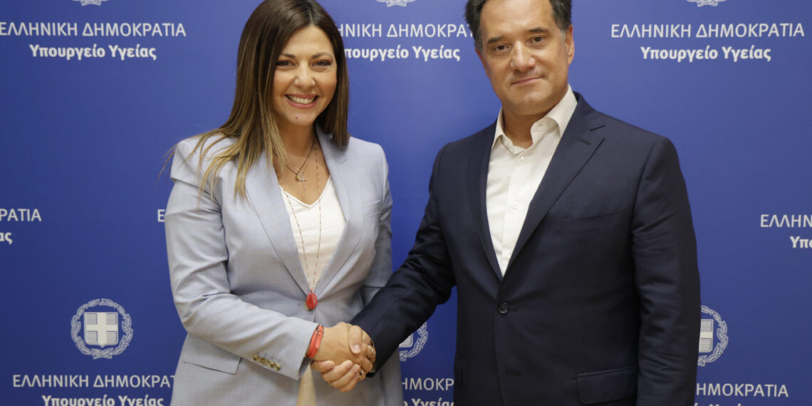 Συνάντηση του Υπουργού Υγείας με την Υπουργό Κοινωνικής Συνοχής και Οικογένειας