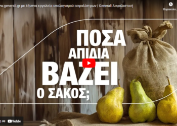 Generali: Έξυπνα εργαλεία υπολογισμού ασφαλίστρων (video)