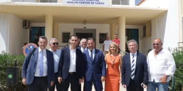 Επίσκεψη του Υπουργού Υγείας Άδωνι Γεωργιάδη στη Λέρο