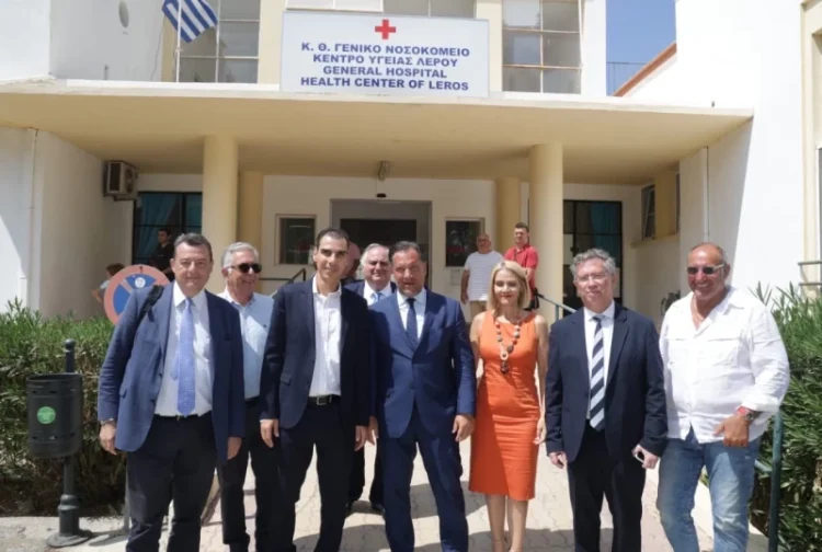 Επίσκεψη του Υπουργού Υγείας Άδωνι Γεωργιάδη στη Λέρο
