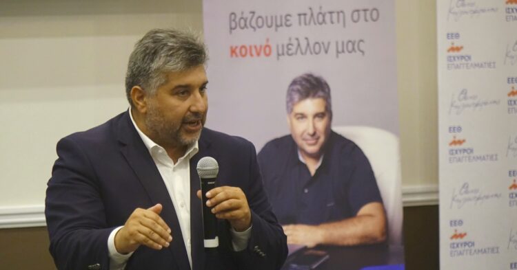 Συνάντηση του Συνδυασμού “Ισχυροί Επαγγελματίες” του υποψήφιου προέδρου για το ΕΕΘ Θ. Κουλουτμπάνη