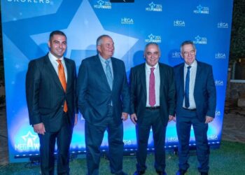 Ο π. Πρωθυπουργός, Κ. Καραμανλής στην εκδήλωση της Mega Brokers