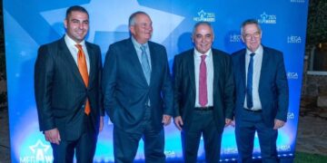 Ο π. Πρωθυπουργός, Κ. Καραμανλής στην εκδήλωση της Mega Brokers