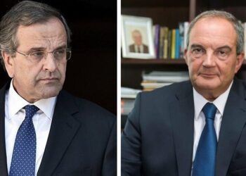 K. Καραμανλής & A. Σαμαράς στην εκδήλωση του Γ. Χατζηθεοδοσίου