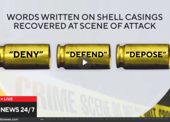 «άρνηση», «υπεράσπιση», «κατάθεση»: To μήνυμα στις σφαίρες που σκότωσαν το CEO της UnitedHealthcare (video)