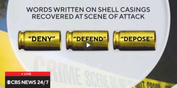 «άρνηση», «υπεράσπιση», «κατάθεση»: To μήνυμα στις σφαίρες που σκότωσαν το CEO της UnitedHealthcare (video)