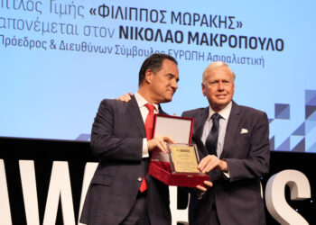 Ο Νικόλαος Μακρόπουλος τιμήθηκε με το βραβείο “Τίτλος Τιμής Filippos Morakis 2024”