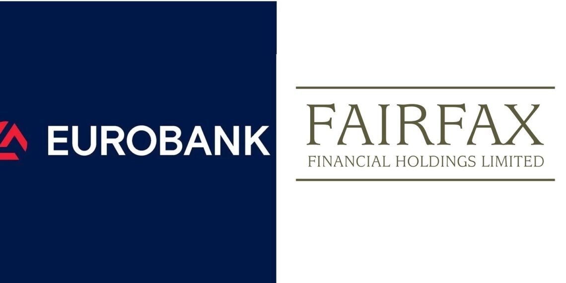 Το 32,89% του συνολικού ΜΚ της Eurobank στην Fairfax