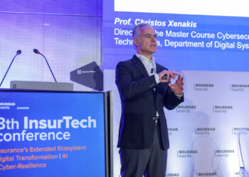 Χ. Ξενάκης: «Η ασφαλιστική αγορά για την κυβερνοασφάλεια θα αυξάνεται ετησίως κατά 25% στα επόμενα χρόνια»