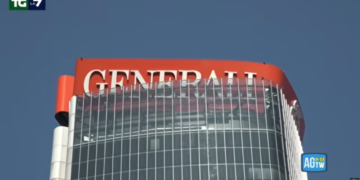 “Ασφαλίστηκε” η αποκολλημένη πινακίδα στο κτίριο της Generali στο Μιλάνο