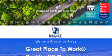 H Απόλλων ΑΕ πιστοποιήθηκε ως Great Place to Work