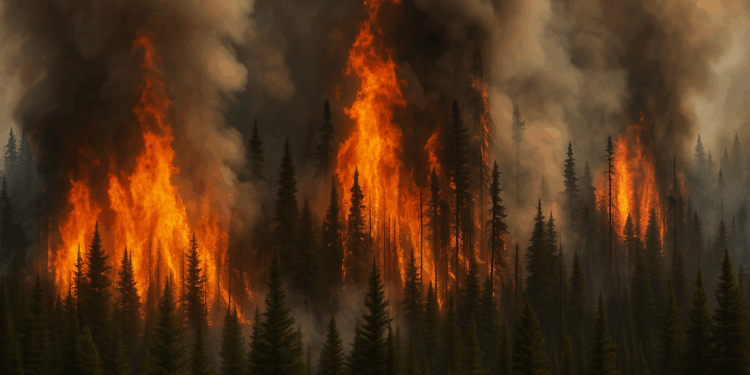 Ραγδαία αύξηση της ατμοσφαιρικής ρύπανσης στον Καναδά από τις φωτιές