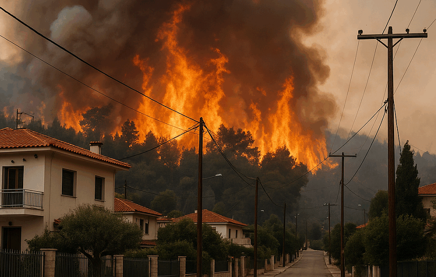 Η κλιματική αλλαγή έκανε τις πυρκαγιές στην Τουρκία και την Ελλάδα 10 φορές πιο πιθανές