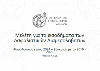 Τι δείχνει η μελέτη για τα εισοδήματα των ασφαλιστικών διαμεσολαβητών