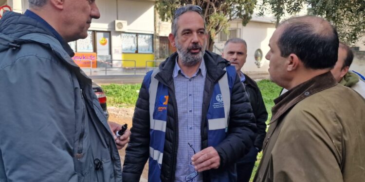 Καταγραφή των ζημιών από το κύμα κακοκαιρίας «BYRON»