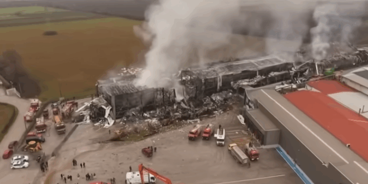 Διαρροή προπανίου στο εργοστάσιο της ΒΙΟΛΑΝΤΑ