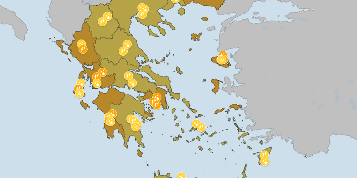 Πολιτική προστασία: Που αναμένονται σήμερα καταιγίδες