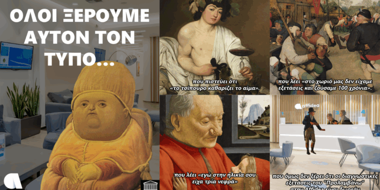 Η Affidea «επιστρατεύει» το χιούμορ για την ανάδειξη της Πρόληψης