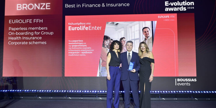 Διάκριση της Eurolife FFH για την πλατφόρμα Eurolife Enter