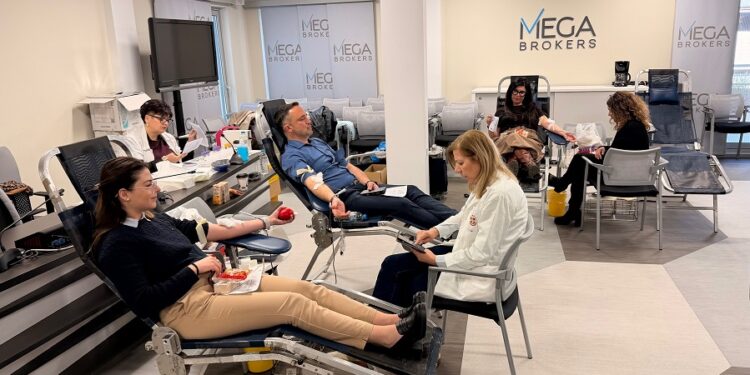 Εθελοντική αιμοδοσία της MEGA BROKERS: Μια πράξη προσφοράς και ζωής